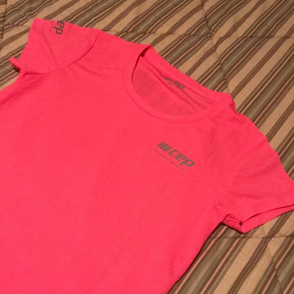 CEP Hot Pink Short Sleeve Running Shirt